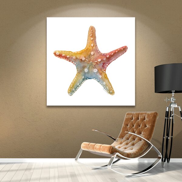Highland Dunes Starfish On Canvas Print Wayfair